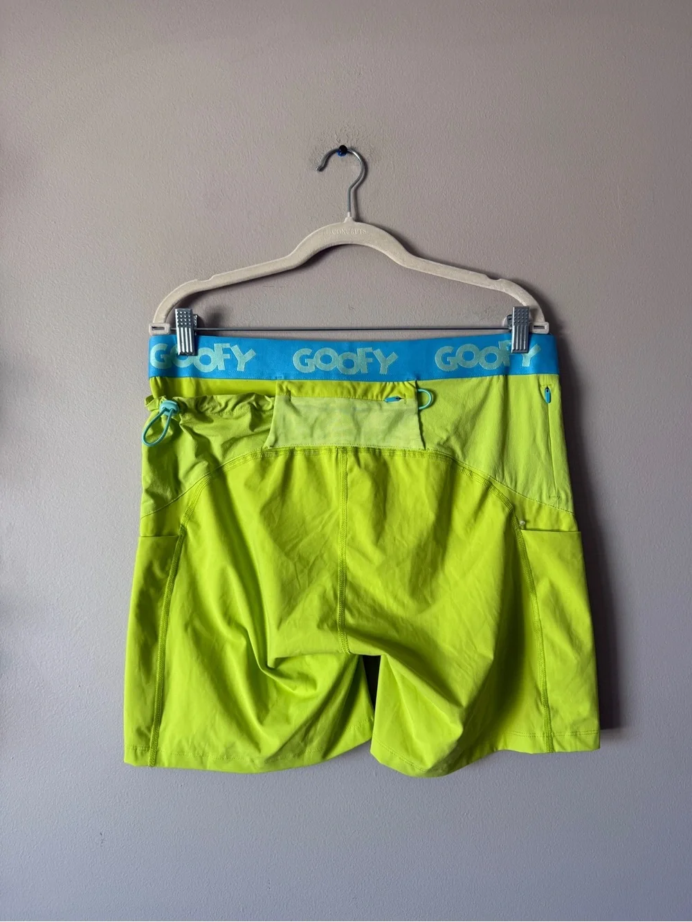 Disney x Outdoor Voices running biking shorts neon green XXL